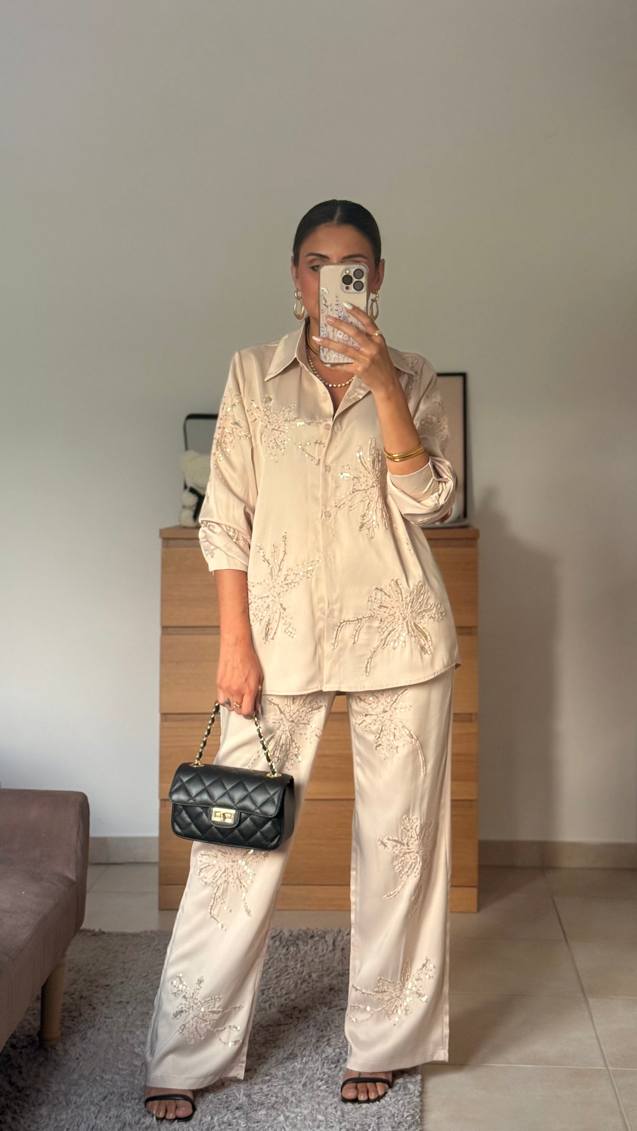 MILOU-ensemble soie